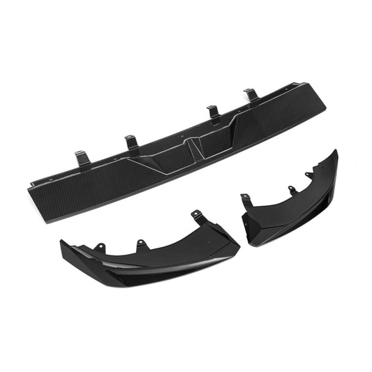 BMW X7 xDrive40i (With M-Package Bumper) M60i LCI G07 2023-ON with Aftermarket Parts - Front Lip Dry Pre-preg Carbon Fiber from SOOQOO USA