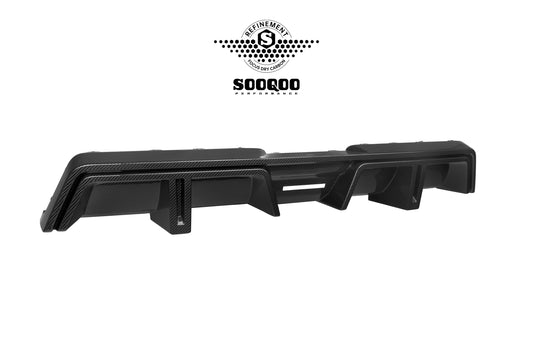 BMW XM G09 2023-ON with Aftermarket Parts - Rear Diffuser Dry Pre-preg Carbon Fiber from SOOQOO USA