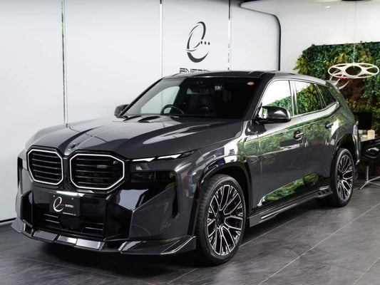 BMW XM G09 2023-ON with Aftermarket Parts - Front Lip Dry Pre-preg Carbon Fiber from SOOQOO USA
