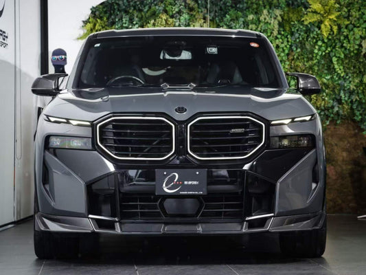 BMW XM G09 2023-ON with Aftermarket Parts - Front Lip Dry Pre-preg Carbon Fiber from SOOQOO USA