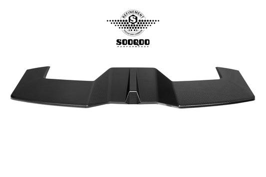 BMW XM G09 2023-ON with Aftermarket Parts - Rear Roof Spoiler Dry Pre-preg Carbon Fiber from SOOQOO USA
