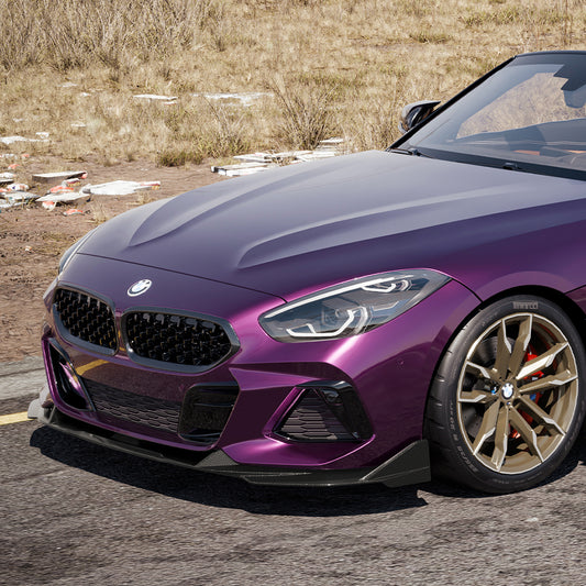 BMW Z4 G29 M40i / sDrive30i LCI 2023-ON with Aftermarket Parts - Front Lip Dry Pre-preg Carbon Fiber from SOOQOO USA