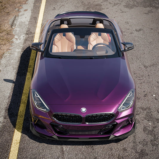 BMW Z4 G29 M40i / sDrive30i LCI 2023-ON with Aftermarket Parts - Front Lip Dry Pre-preg Carbon Fiber from SOOQOO USA