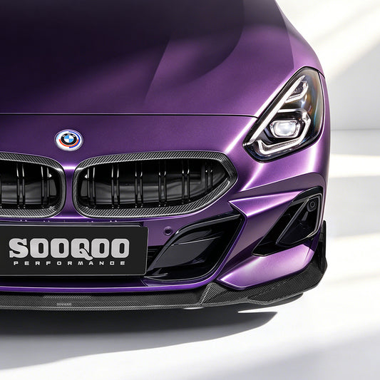 BMW Z4 G29 M40i / sDrive30i LCI 2023-ON with Aftermarket Parts - Front Lip Dry Pre-preg Carbon Fiber from SOOQOO USA