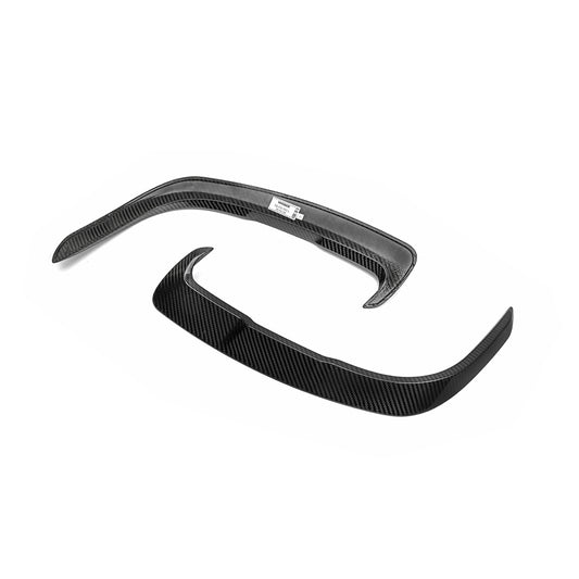 BMW Z4 G29 M40i / sDrive30i Pre-LCI & LCI 2019-ON with Aftermarket Parts - Rear Bumper Side Valances Inserts Dry Pre-preg Carbon Fiber from SOOQOO USA