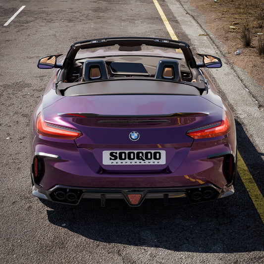 BMW Z4 G29 M40i Pre-LCI & LCI 2019-ON with Aftermarket Parts - Rear Diffuser Dry Pre-preg Carbon Fiber from SOOQOO USA