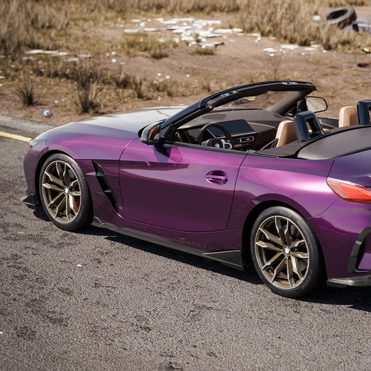 BMW Z4 G29 M40i / sDrive30i Pre-LCI & LCI 2019-ON with Aftermarket Parts - Side Skirts Dry Pre-preg Carbon Fiber from SOOQOO USA