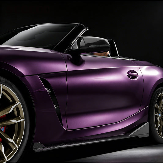 BMW Z4 G29 M40i / sDrive30i Pre-LCI & LCI 2019-ON with Aftermarket Parts - Side Skirts Dry Pre-preg Carbon Fiber from SOOQOO USA