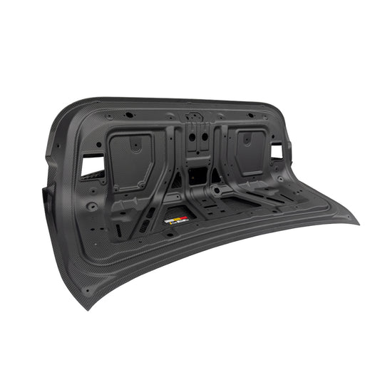 BMW M4 G82 2021-ON & 4 Series G22 430i M440i 2020-ON with Aftermarket Parts - V1 Rear Trunk Dry Pre-preg Carbon Fiber from SOOQOO USA