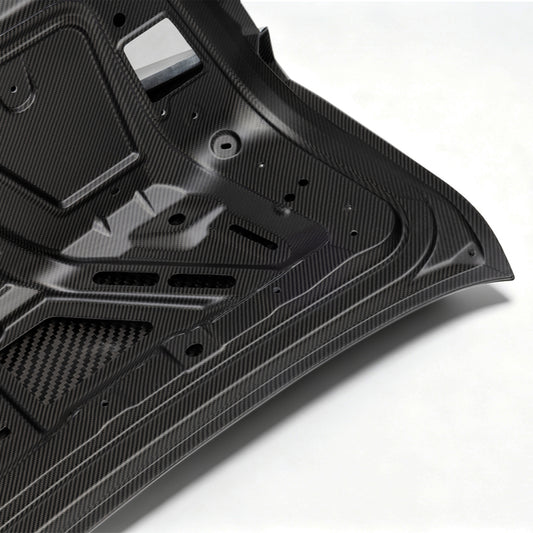 BMW M4 G82 2021-ON & 4 Series G22 430i M440i 2020-ON with Aftermarket Parts - V2 Rear Trunk FRP from SOOQOO USA