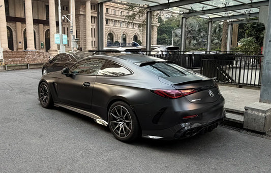 Mercedes Benz CLE-Class AMG CLE 53 / 450 / 300 C236 2024-ON with Aftermarket Parts - Rear Lip Spoiler Dry Pre-preg Carbon Fiber from SOOQOO USA