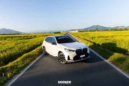 BMW X3 M50i/30i xDrive G45 2025-ON with Aftermarket Parts - Side Skirts Dry Pre-preg Carbon Fiber from SOOQOO USA