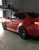 Alfa Romeo Giulia Quadrifoglio Sport Veloce Ti Sprint RWD AWD Lusso Base 2017-ON with Aftermarket Parts - Upper Side Skirts & Side Skirts Extentions Carbon Fiber / FRP from SPECTER PLUS