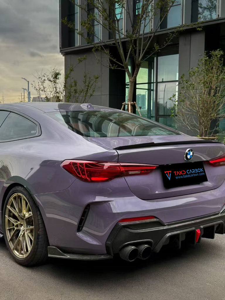 TAKD Pre-preg Carbon Fiber Rear Diffuser & Canards for BMW 430i M440i G22 G23