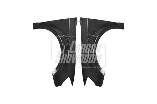 Audi RS3 8V.5 2018 2019 2020 with Aftermarket Parts - Front Fenders Pre-preg Carbon Fiber from TAKD Carbon