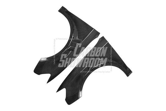 Audi RS3 8V.5 2018 2019 2020 with Aftermarket Parts - Front Fenders Pre-preg Carbon Fiber from TAKD Carbon
