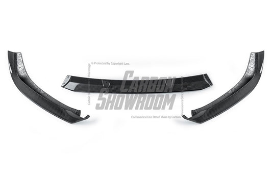 Audi S5 A5 S-line (with s-line bumper) B9 2017-2019 with Aftermarket Parts - Front Lip Pre-preg Carbon Fiber from TAKD Carbon