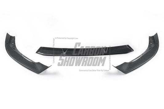 Audi S5 A5 S-line (with s-line bumper) B9 2017-2019 with Aftermarket Parts - Front Lip Pre-preg Carbon Fiber from TAKD Carbon