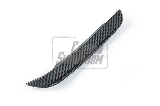 BMW 3 Series 330i (with M-package bumper, does not fit base model) M340i G20 LCI 2023-ON with Aftermarket Parts - Front Canards Pre-preg Carbon Fiber from TAKD Carbon