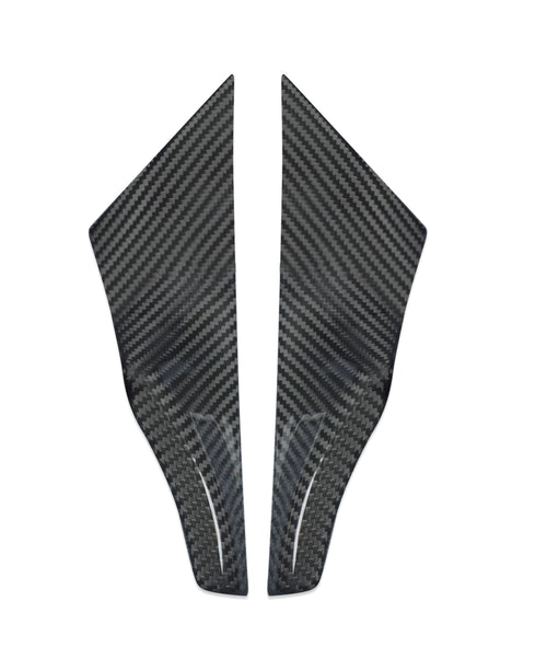 BMW 5 Series 530 540 & i5 e/x Drive40 M60 G60 G61 2024-ON with Aftermarket Parts - Pre-preg Carbon Fiber Front Door Interior Panel Trim Cover Pair from TAKD Carbon