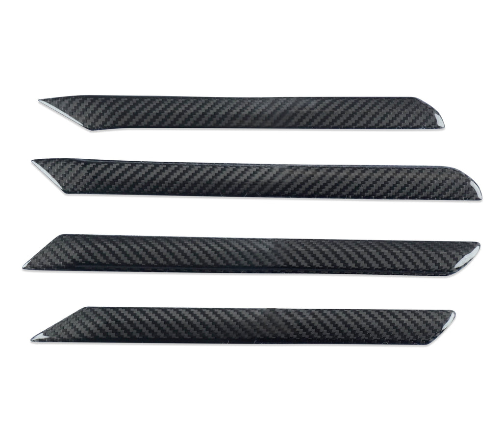 BMW 5 Series 530 540 & i5 e/x Drive40 M60 G60 G61 2024-ON with Aftermarket Parts - Pre-preg Carbon Fiber Front Door Interior Panel Trim Cover from TAKD Carbon