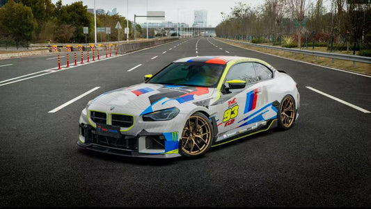 BMW M2 / M2C G87 2023-ON with Aftermarket Parts - Front Fenders Pre-preg Carbon Fiber from TAKD Carbon