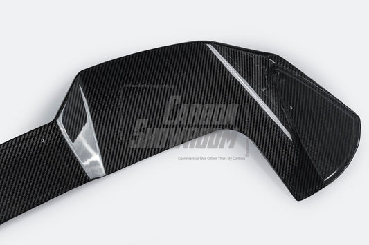BMW X5 G05 M50i & X/S Drive 40i (with M-Package) (fits both Pre-LCI & LCI) 2019-ON with Aftermarket Parts - Rear Roof Spoiler Pre-preg Carbon Fiber from TAKD Carbon