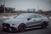 Mercedes Benz CLA45 CLA45S C118 2020-ON with Aftermarket Parts - V1 Style Pre-preg Carbon Fiber Front Intake Cover from TAKD Carbon