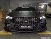 Mercedes Benz CLA45 (Does not fit CLA45s) C118 2020-ON with Aftermarket Parts - V1 Style Pre-preg Carbon Fiber Front Lip from TAKD Carbon