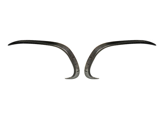 Mercedes Benz C-Class AMG C43 C300 (with sport package) W205 Sedan Facelift 2019 2020 2021 with Aftermarket Parts - Front Intake Cover Dry Pre-preg Carbon Fiber from TAKD Carbon