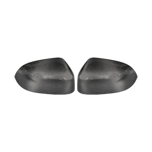 BMW X5 G05 & X6 G06 s/x Drive40/e (Fits Both Pre-LCI & LCI) (Fits Both Left Hand Drive & Right Hand Drive) 2020-ON with Aftermarket Parts - Replacement Mirror Caps Dry Pre-preg Carbon Fiber from TAKD Carbon