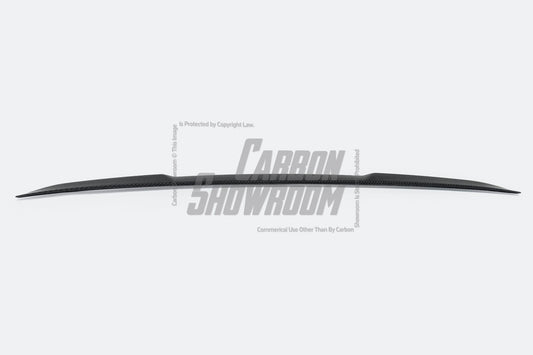 BMW 4 M50 / e Drive 40 (with M-package bumper, does not fit base model) G26 2022 2023 2024 & 4 Series Gran Coupe M440i 430i (with M-package bumper, does not fit base model) G26 2022 2023 2024 with Aftermarket Parts - Rear Spoiler Pre-preg Carbon Fiber from TAKD Carbon