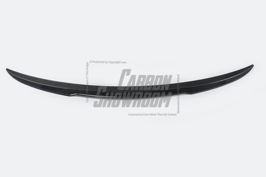 BMW 4 M50 / e Drive 40 (with M-package bumper, does not fit base model) G26 2022 2023 2024 & 4 Series Gran Coupe M440i 430i (with M-package bumper, does not fit base model) G26 2022 2023 2024 with Aftermarket Parts - Rear Spoiler Pre-preg Carbon Fiber from TAKD Carbon