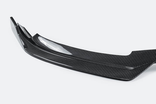 Mercedes Benz C-Class C63/C63S (fits both Pre-Facelift & Facelift) W205 2015 2016 2017 2018 2019 2020 2021 with Aftermarket Parts - Front Lip Pre-preg Carbon Fiber from TAKD Carbon