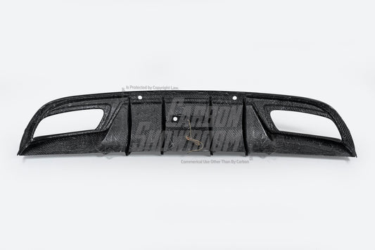 TAKD Carbon Dry Carbon Fiber Rear Diffuser & Rear Canards for Mercedes Benz C Class W205 C63 C63S 2019-ON Sedan 4 Door - Performance SpeedShop