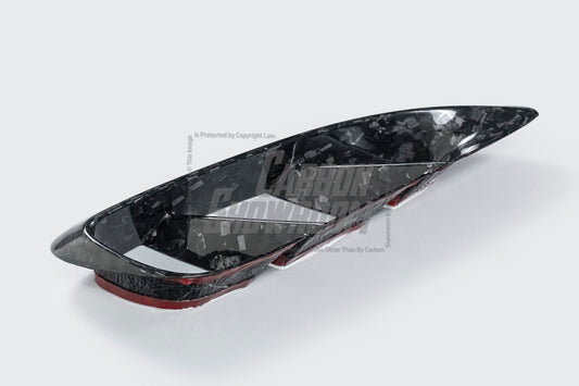 Porsche 718 Cayman / Boxster / GTS 2017-ON with Aftermarket Parts - Side Vents Pre-preg Carbon Fiber from Karbel Carbon