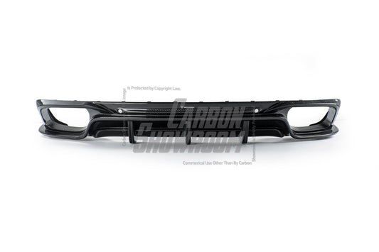 Porsche Panamera 4 & 4S & Turbo 971 (fits both pre-facelift & facelift) 2017-ON with Aftermarket Parts - Rear Diffuser Pre-preg Carbon Fiber from TAKD Carbon