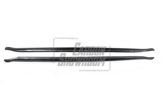 Porsche 718 Cayman / Boxster / GTS / GT4 / Spyder 2017 2018 2019 2020 2021 2022 2023 2024 with Aftermarket Parts - Side Skirts Pre-preg Carbon Fiber from TAKD Carbon