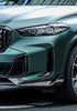 BMW X5 s/x Drive 40i / xDrive 50e (With M-Package, does not fit base model) & M60i G05 LCI 2024-ON with Aftermarket Parts - Pre-preg Carbon Fiber Front Bumper Side Vent Valences Trim from Karbel Carbon
