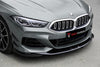 BMW 8 Series 840i (With M-Package Bumper) M850i G14 G15 G16 2018-ON with Aftermarket Parts - V2 Style Carbon Fiber Front Lip from TAKD Carbon