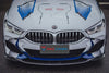 BMW 8 Series 840i (With M-Package Bumper) M850i G14 G15 G16 2018-ON with Aftermarket Parts - V2 Style Carbon Fiber Front Canards from TAKD Carbon