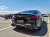 BMW 8 Series 840i (With M-Package Bumper) M850i G16 2018-ON with Aftermarket Parts - V2 Style Pre-preg Carbon Fiber Rear Diffuser from TAKD 