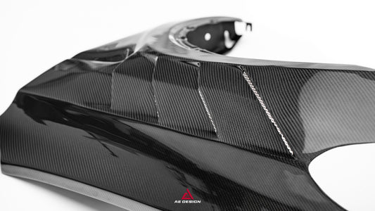 ArmorExtend Action Aero Series Front Fenders for Tesla Model 3 Highland / Performance 2024-ON Carbon Fiber