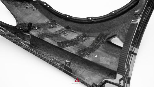 ArmorExtend Action Aero Series Front Fenders for Tesla Model 3 Highland / Performance 2024-ON Carbon Fiber