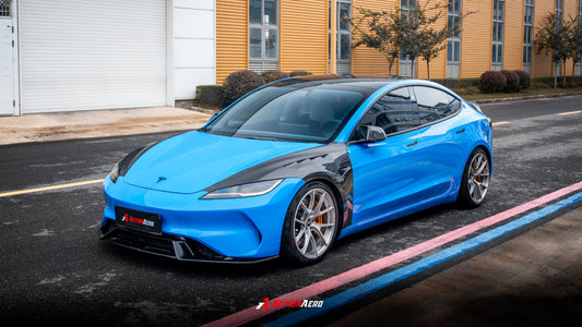 ArmorExtend Action Aero Series Front Fenders for Tesla Model 3 Highland / Performance 2024-ON Carbon Fiber