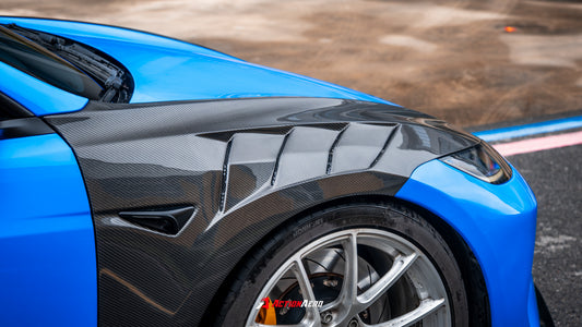 ArmorExtend Action Aero Series Front Fenders for Tesla Model 3 Highland / Performance 2024-ON Carbon Fiber