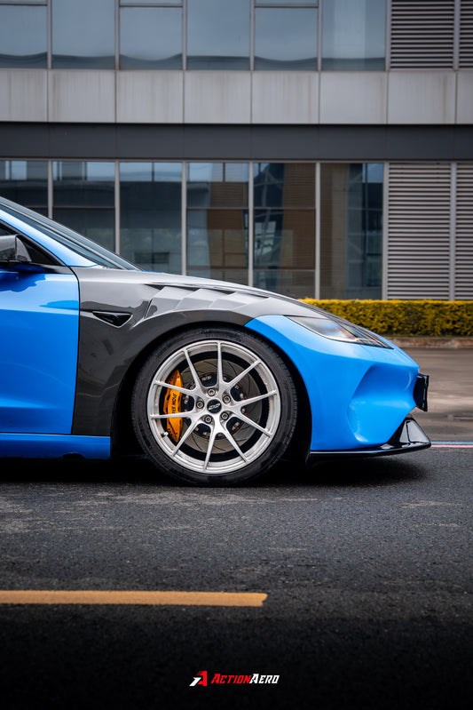 ArmorExtend Action Aero Series Front Fenders for Tesla Model 3 Highland / Performance 2024-ON Carbon Fiber