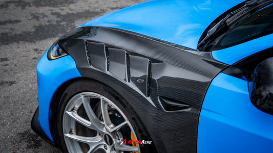 ArmorExtend Action Aero Series Front Fenders for Tesla Model 3 Highland / Performance 2024-ON Carbon Fiber