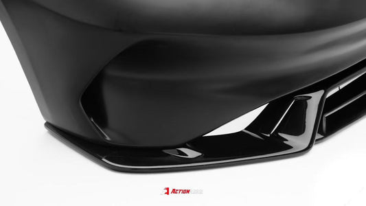 Tesla Model 3 Highland / Performance 2024-ON with Aftermarket Parts - Action Aero Series Front Bumper & Lip ABS from ArmorExtend