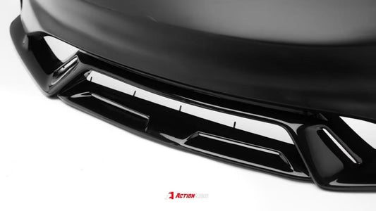 Tesla Model 3 Highland / Performance 2024-ON with Aftermarket Parts - Action Aero Series Front Bumper & Lip ABS from ArmorExtend